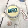 Bougie Jar - "Merci pour tous ces moments"  - Cadeau remerciement – Image 2