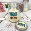 Bougie Jar - "Merci pour tous ces moments"  - Cadeau remerciement