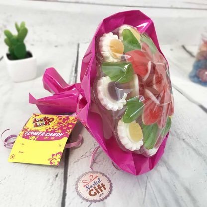 Bouquet de bonbons gélifiés - Coeur - Fushia – Image 3