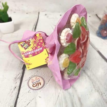 Bouquet de bonbons gélifiés - Coeur - Rose – Image 2