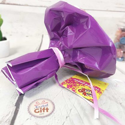 Bouquet de bonbons gélifiés - Coeur - Violet – Image 4
