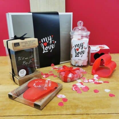 Coffret Cadeau "My Love"et sa bougie bijou surprise