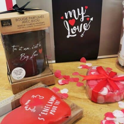 Coffret Cadeau "My Love"et sa bougie bijou surprise – Image 3