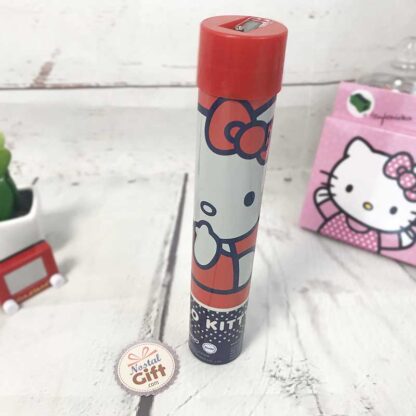 Hello Kitty - Boite en métal de crayons de couleurs avec taille crayon