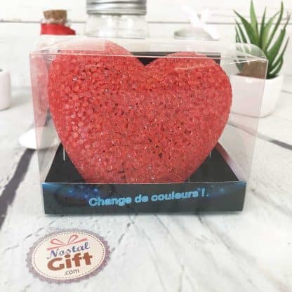 Coeur lampe veilleuse  - Décoration Romantique – Image 3