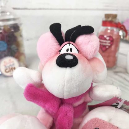 Diddl - Peluche porte-clef Diddlina en peignoir – Image 2