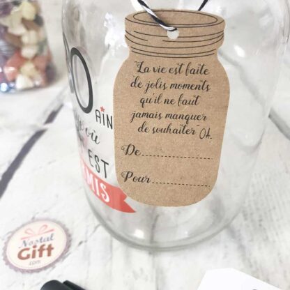 Bocal à souhaits / tirelire à message "La 30aine, l'âge où tout est permis" - Idée cadeau Anniversaire – Image 3