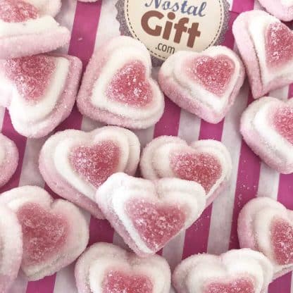 Bonbon coeur double rose  x20 – Image 2