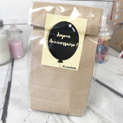 Sachet Bonbon des années 80  personnalisé - "Anniversaire"- ballon – Image 6