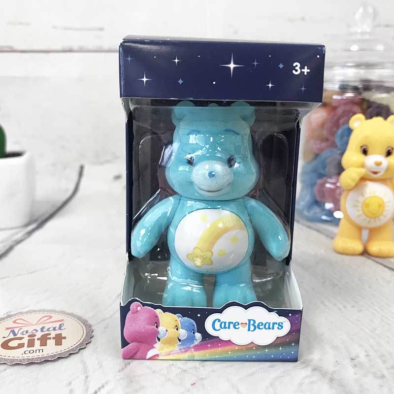 peluche bisounours bleu étoiles filante care bears