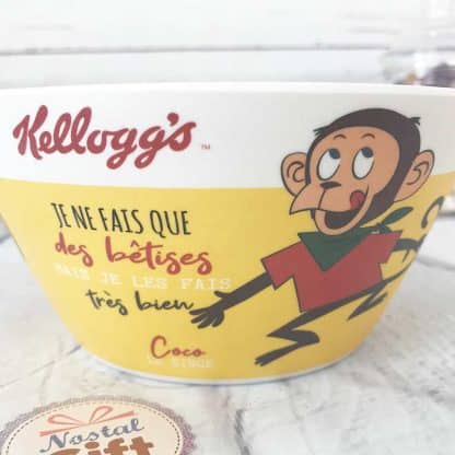 Verre en Bambou Kellogg's - Froot Loop (Sain le toucan) - "Un matin gourmand sinon rien"