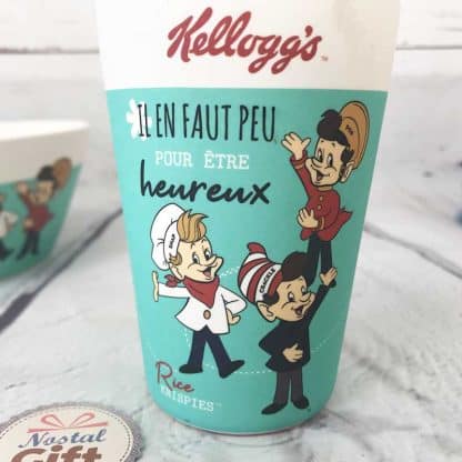 Verre en Bambou Kellogg's - Froot Loop (Sain le toucan) - "Un matin gourmand sinon rien"