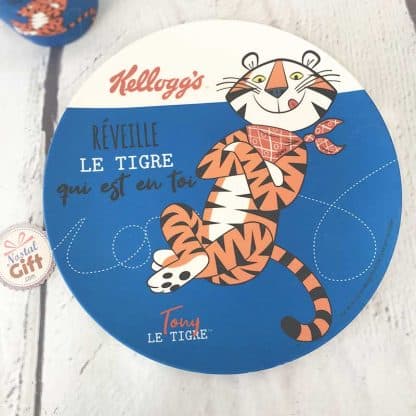 Assiette en Bambou Kellogg's - Frosties - "Réveille le tigre qui est en toi"