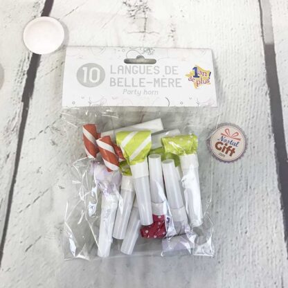 Langue de belle-mère x 10 (vert et rouge) – Image 3