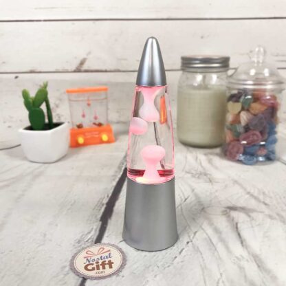Mini lampe multicolore à bulles 15cm (grise)