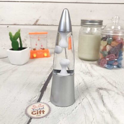 Mini lampe multicolore à bulles 15cm (grise) – Image 2