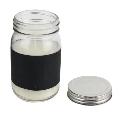 Bougie Jar  avec ardoise à personnaliser (et sa craie) – Image 3