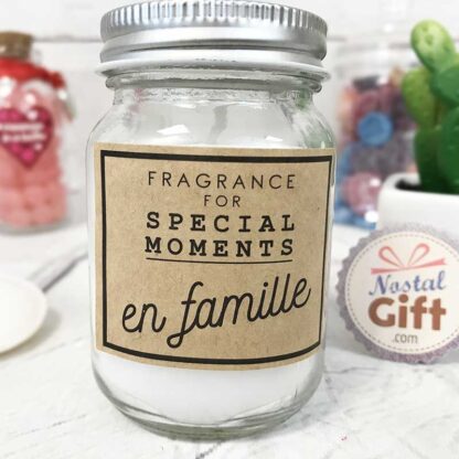 Petite bougie - "Spécial moment en famille"