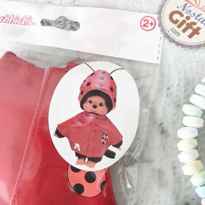 Vêtements Peluche Monchhichi Kiki Rouge