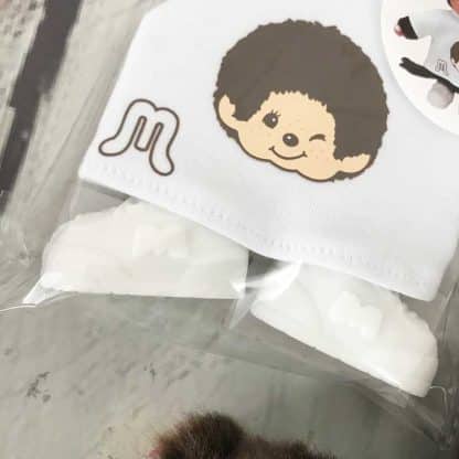 Vêtements Peluche Monchhichi Kiki blanc – Image 2