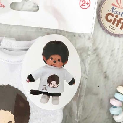 Vêtements Peluche Monchhichi Kiki blanc – Image 3