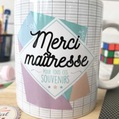 Carnet A6 "Merci pour cette année" - Cadeau maîtresse, de fin d'année...