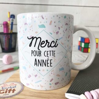 Carnet A6 "Merci pour cette année" - Cadeau maîtresse, de fin d'année...