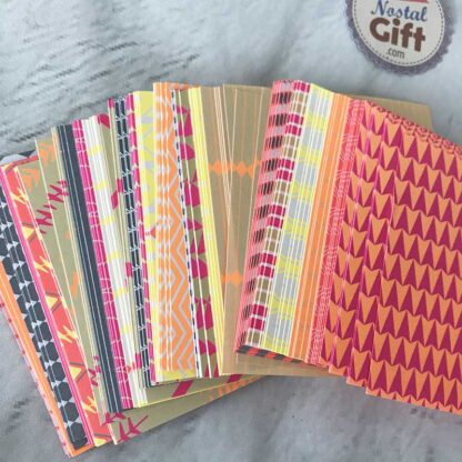 Papier origami mini Néon 7,5 cm x 7,5 cm- Néon - 24 modèles - 240 feuilles – Image 3