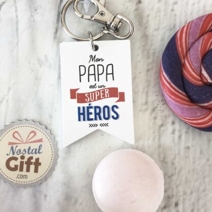 Porte clé famille "Mon papa"