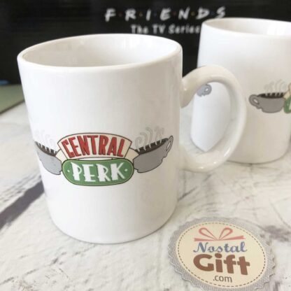 Tasse à café Friends x 4 - Central Perk blanc