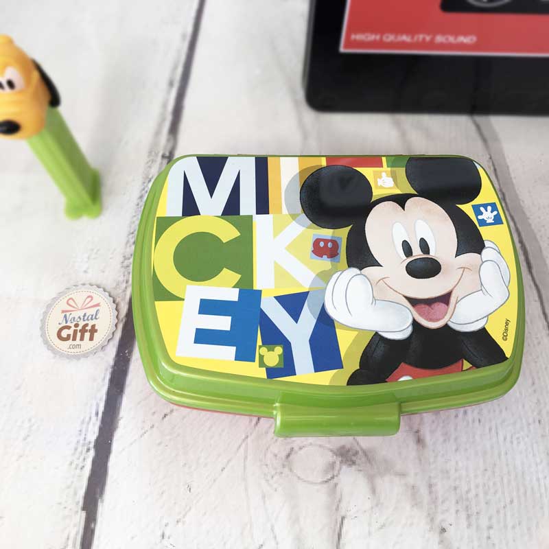 Ensemble Lunch Box + Gourde + Couverts MICKEY Funtastic : Chez