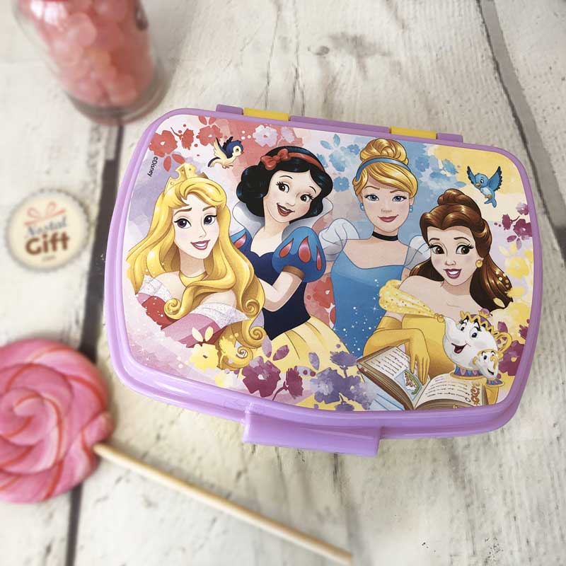 Boite Gouter Personnalisée Princesses - Boite lunch Personnalisée Princesses