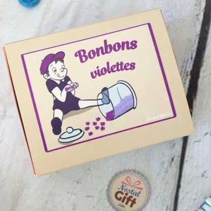 Boîte de bonbons violettes - 200g – Image 4