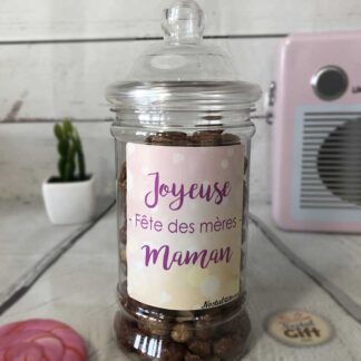 Bonbonnière maman – Chouchou 300g - "Joyeuse fête des mères"