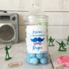 Bonbonnière Papa Moustache - Kysmache 300g - "Joyeux anniversaire Papa"