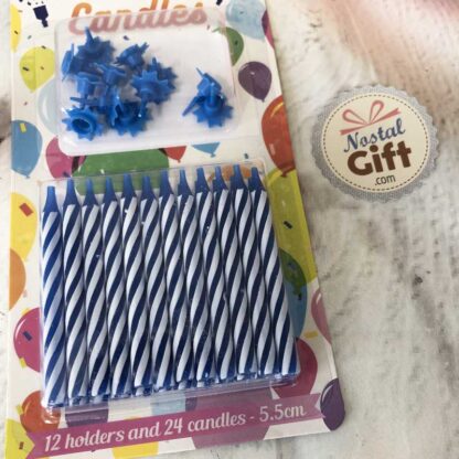 Bougies d'anniversaire - Bleu – Image 2