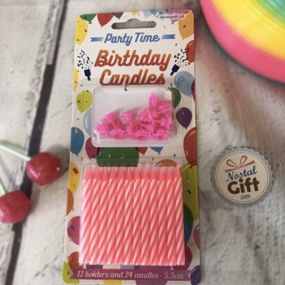 Bougies Happy Birthday (1 bougie par lettre)