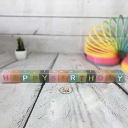 Bougies Happy Birthday (1 bougie par lettre)