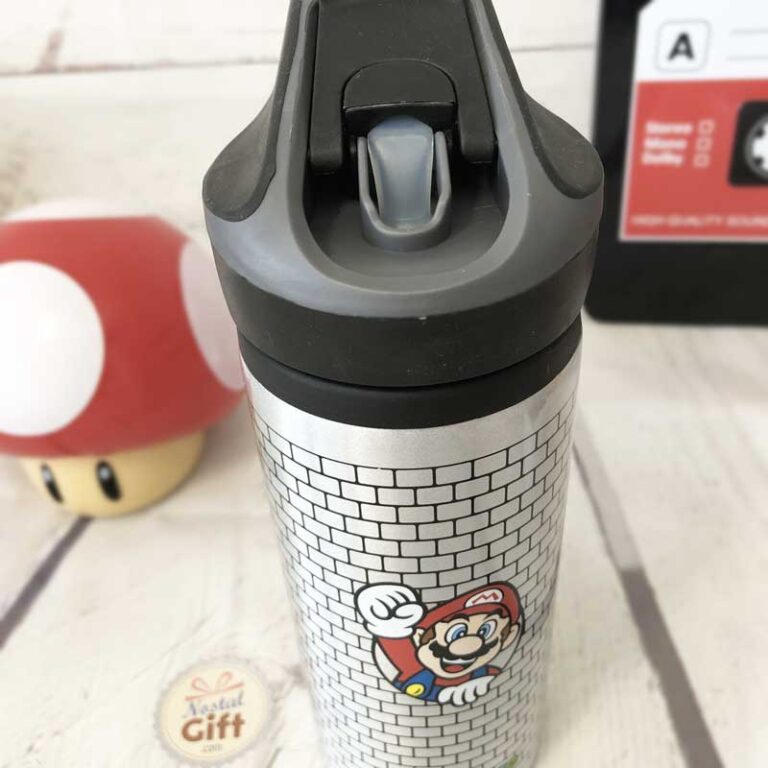 Gourde Super Mario Pour Enfants 400ml - Anti-Fuite Et Sans BPA | Légère, Résistante Et Fun Pour L'École Ou Les Sorties