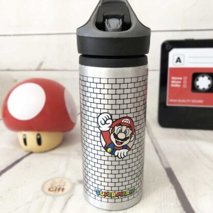 Super Mario - Bouteille d'eau en aluminium