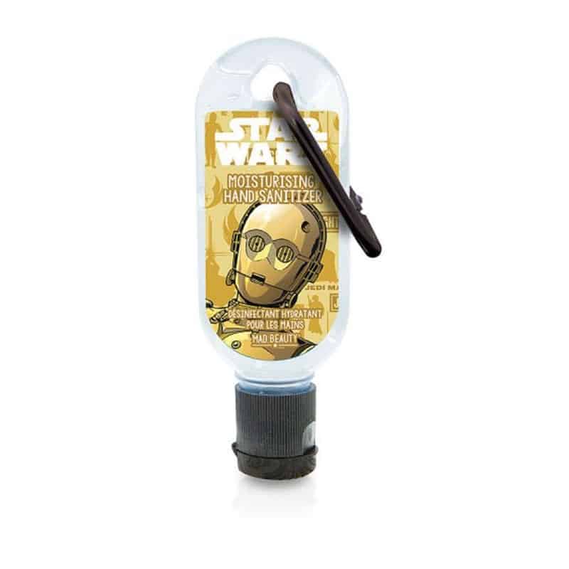 Gel désinfectant hydratant pour les mains - C3P0 (Star Wars) - parfum Ambre et Ginseng