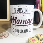 Oursons au chocolat au lait x3 "Je suis une maman qui déchire"  - Cadeau maman