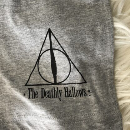 Harry Potter - Pyjama avec T-shirt et short (gris et blanc) pour enfant