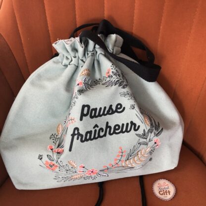 Sac isotherme fleuri - Pause fraicheur