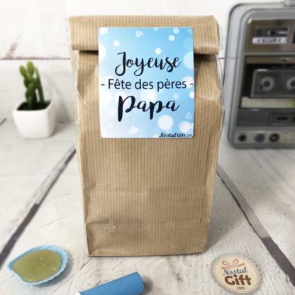 Sachet Bonbon des années 90 - "Joyeuse fêtes des pères Papa" – Image 6