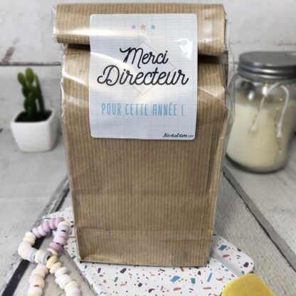 Sachet Bonbon des années 80 - Merci Directeur pour cette année - Cadeau directeur – Image 5