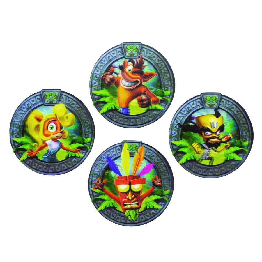 Crash Bandicoot 3D - Sous verre x 4