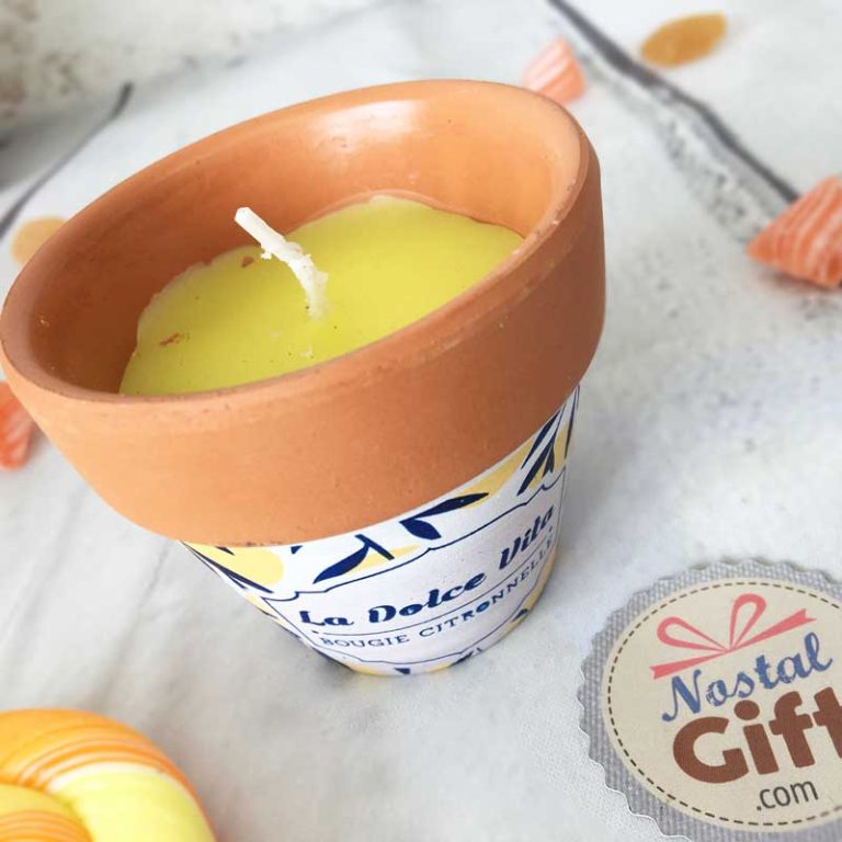 Bougie à la citronnelle Terracotta — free download