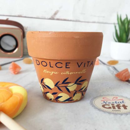 Bougie à la citronnelle - Terracotta – Image 3