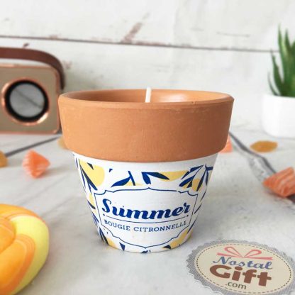 Bougie à la citronnelle - Terracotta – Image 4